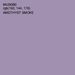 #A290B0 - Amethyst Smoke Color Image