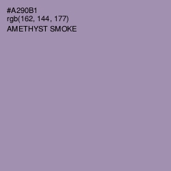 #A290B1 - Amethyst Smoke Color Image