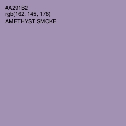 #A291B2 - Amethyst Smoke Color Image