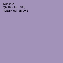#A292BA - Amethyst Smoke Color Image