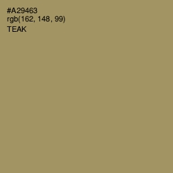 #A29463 - Teak Color Image