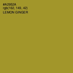 #A2952A - Lemon Ginger Color Image