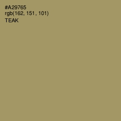 #A29765 - Teak Color Image