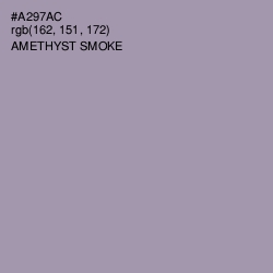 #A297AC - Amethyst Smoke Color Image