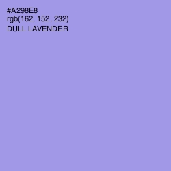 #A298E8 - Dull Lavender Color Image