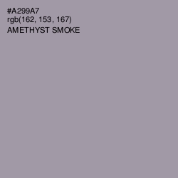 #A299A7 - Amethyst Smoke Color Image