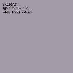 #A29BA7 - Amethyst Smoke Color Image