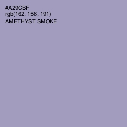 #A29CBF - Amethyst Smoke Color Image