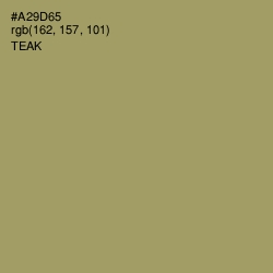 #A29D65 - Teak Color Image