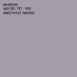 #A29DA9 - Amethyst Smoke Color Image