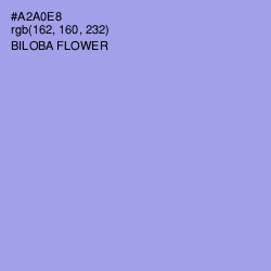 #A2A0E8 - Biloba Flower Color Image