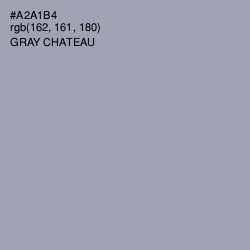 #A2A1B4 - Gray Chateau Color Image