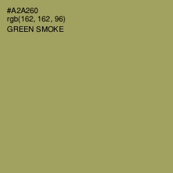 #A2A260 - Green Smoke Color Image