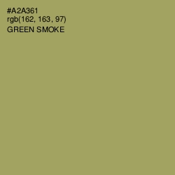 #A2A361 - Green Smoke Color Image