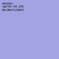 #A2A3E1 - Biloba Flower Color Image