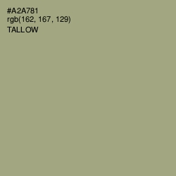 #A2A781 - Tallow Color Image