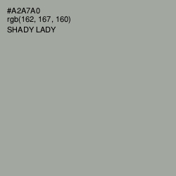 #A2A7A0 - Shady Lady Color Image