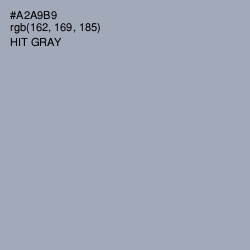 #A2A9B9 - Hit Gray Color Image