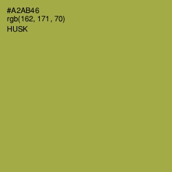 #A2AB46 - Husk Color Image