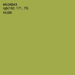 #A2AB49 - Husk Color Image