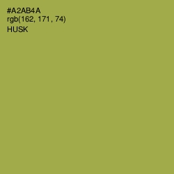 #A2AB4A - Husk Color Image