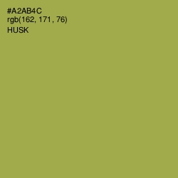 #A2AB4C - Husk Color Image