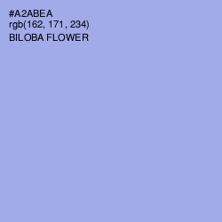 #A2ABEA - Biloba Flower Color Image