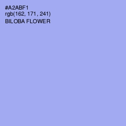 #A2ABF1 - Biloba Flower Color Image