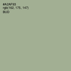 #A2AF93 - Bud Color Image