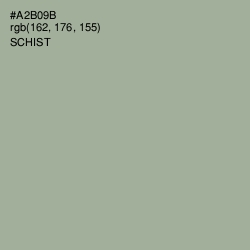 #A2B09B - Schist Color Image