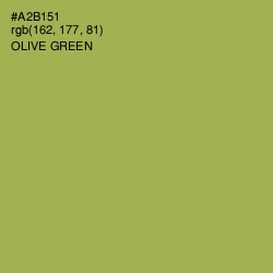 #A2B151 - Olive Green Color Image