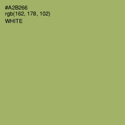 #A2B266 - Green Smoke Color Image