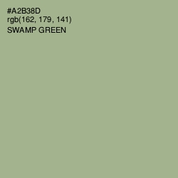 #A2B38D - Swamp Green Color Image