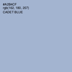 #A2B4CF - Cadet Blue Color Image