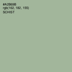 #A2B69B - Schist Color Image