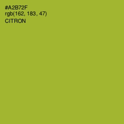 #A2B72F - Citron Color Image