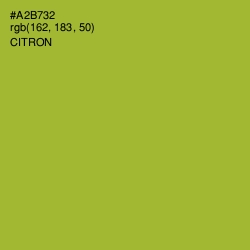 #A2B732 - Citron Color Image