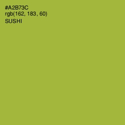 #A2B73C - Sushi Color Image