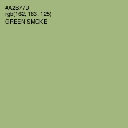 #A2B77D - Green Smoke Color Image