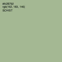 #A2B792 - Schist Color Image