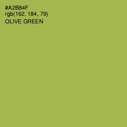 #A2B84F - Olive Green Color Image