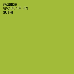 #A2BB39 - Sushi Color Image