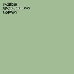 #A2BC98 - Norway Color Image