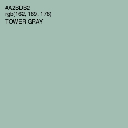 #A2BDB2 - Tower Gray Color Image