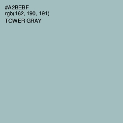 #A2BEBF - Tower Gray Color Image