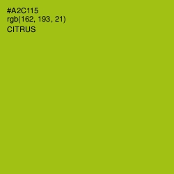 #A2C115 - Citrus Color Image