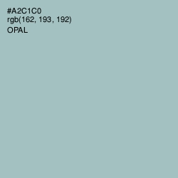 #A2C1C0 - Opal Color Image