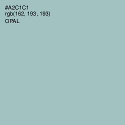 #A2C1C1 - Opal Color Image