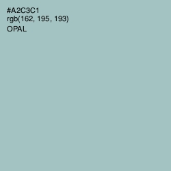 #A2C3C1 - Opal Color Image