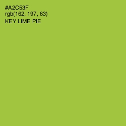 #A2C53F - Key Lime Pie Color Image